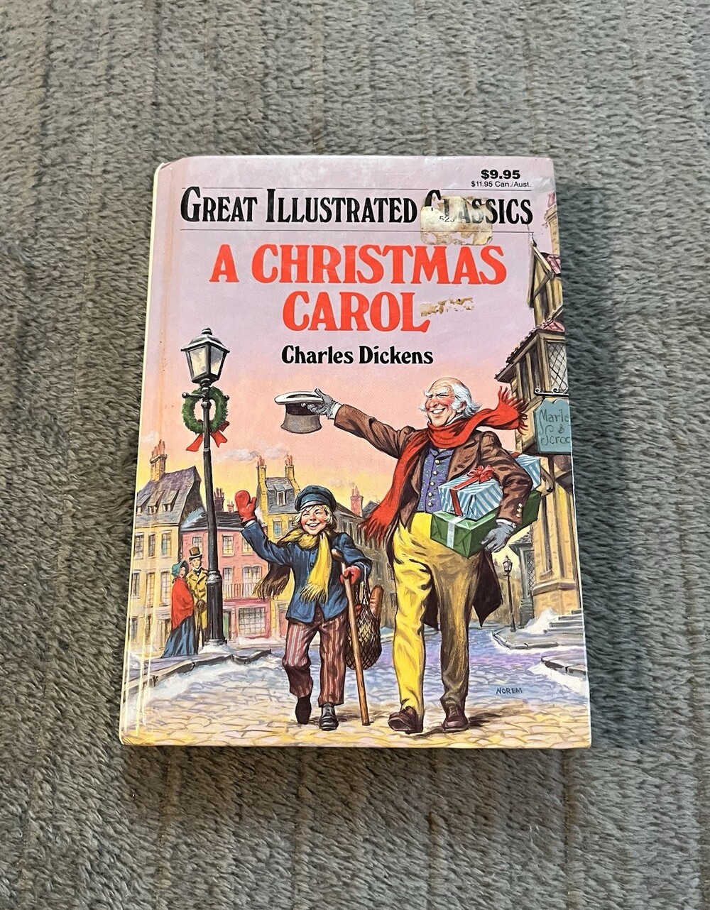 Vintage - A Christmas Carol Great Illustrated Classics Hardcover Charles Dickens